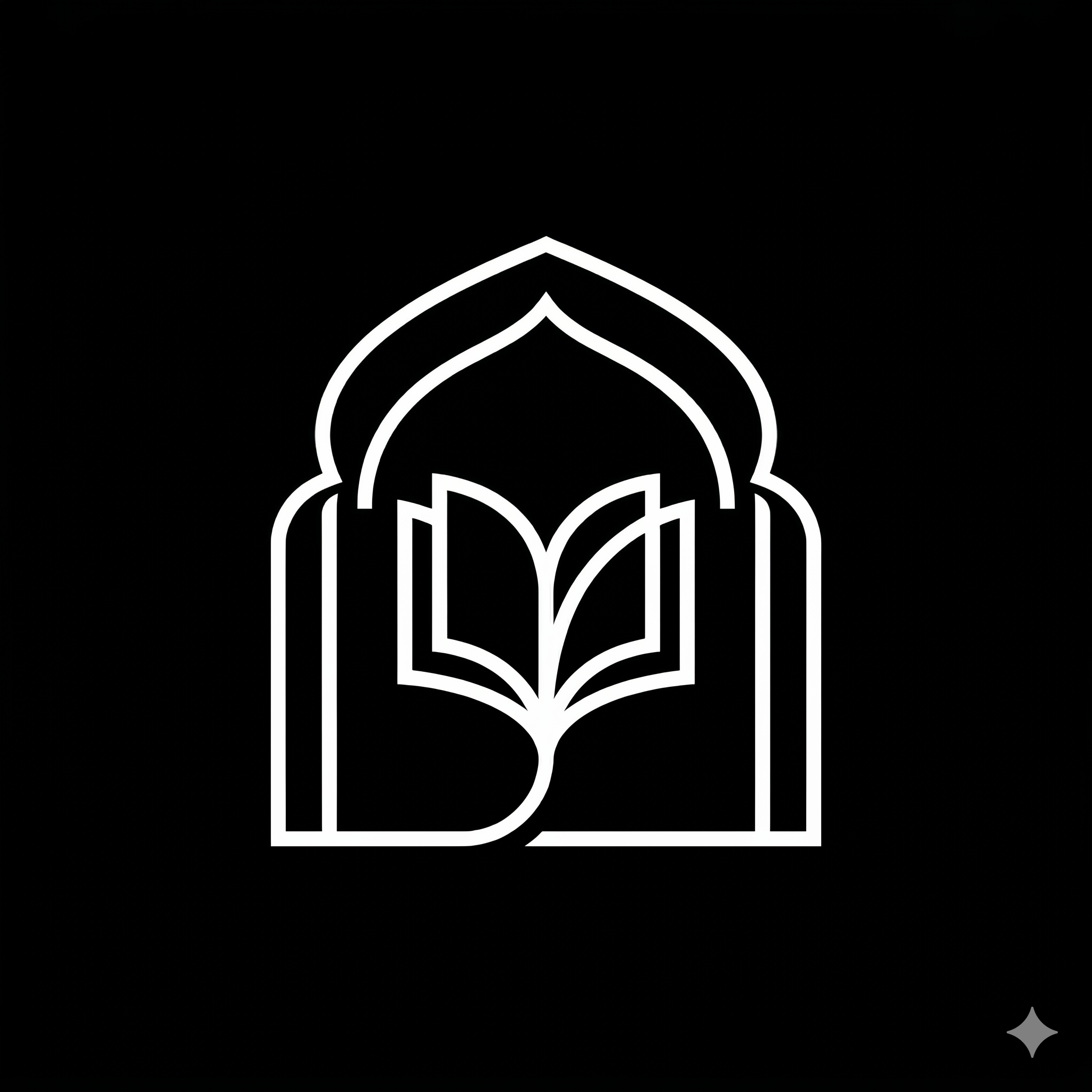 İnziva Logo — Siyah Zemin