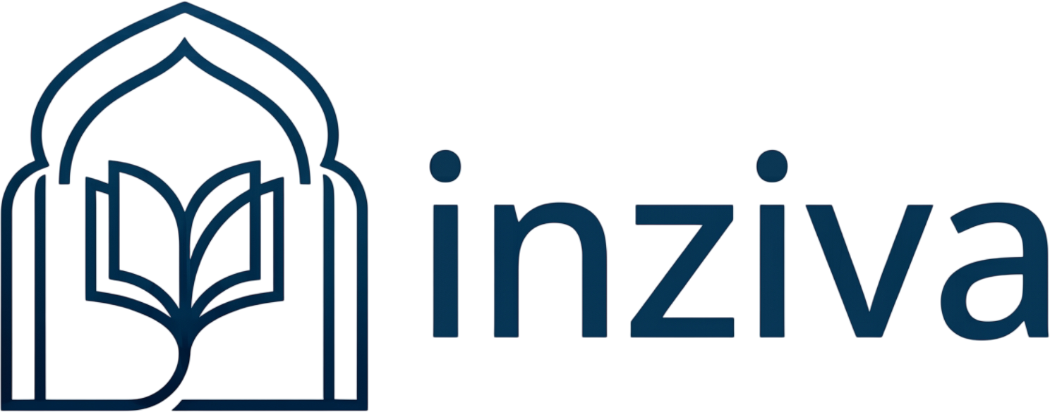 İnziva Logo — Yan Yazı